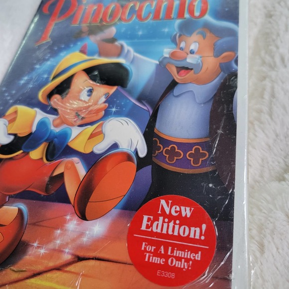 SEALED Pinocchio 60th Anniversary Edition Walt Disney VHS New Edition (1999) - Picture 12 of 12